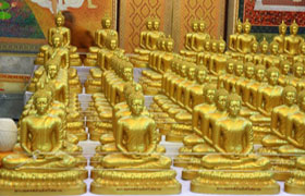 ห่อหุ้ม พระพุทธชยันตีศรีสยาม ประดิษฐานวัดไทยในอินเดีย